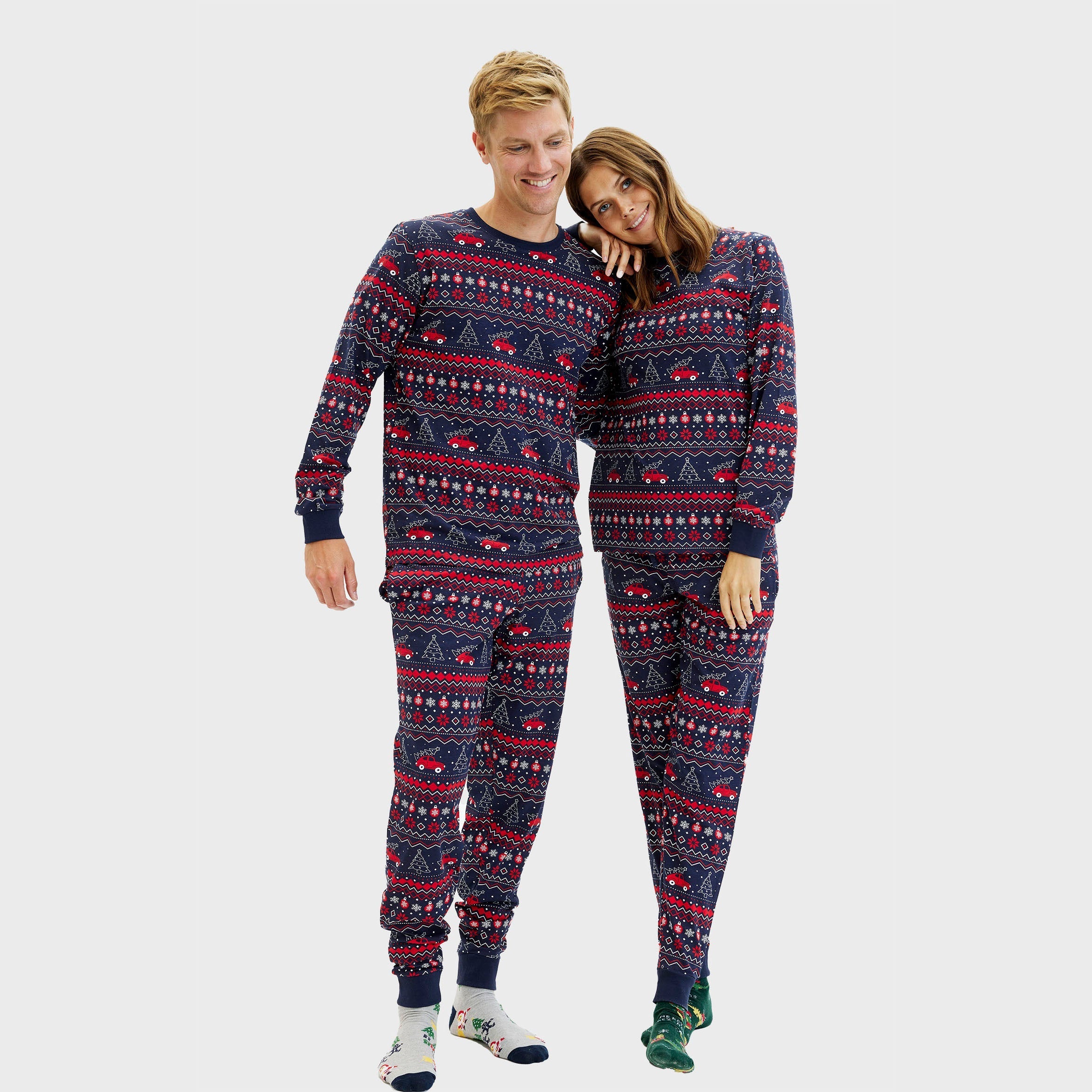 Driving home for Kerst pyjama - Dames